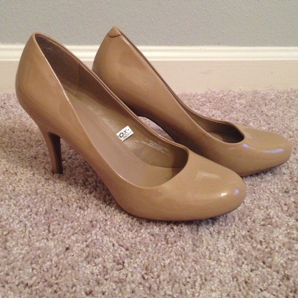 Patent Nude Heels