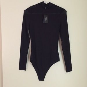 Black Sheer Bodysuit