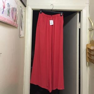 Zara Chiffon Pant, Size L, New