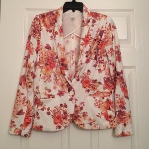 Floral blazer