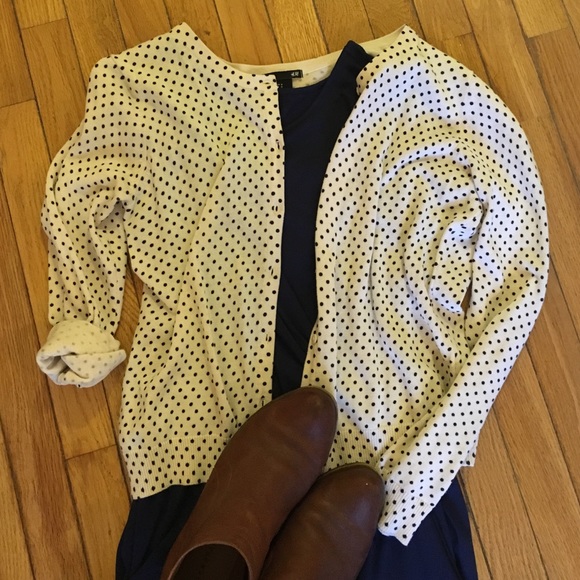 2 for 30% off! 🍂Fall🍁Polka Dot Cardigan Sweater