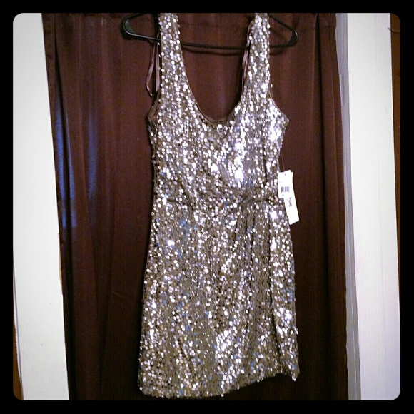 Sassy little As U Wish mini sequin dress