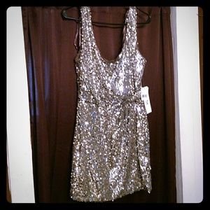 Sassy little As U Wish mini sequin dress
