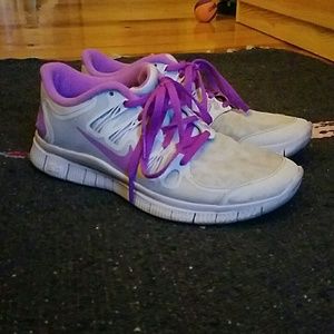 Nikeid Grey Leopord Print Free Run 5.0