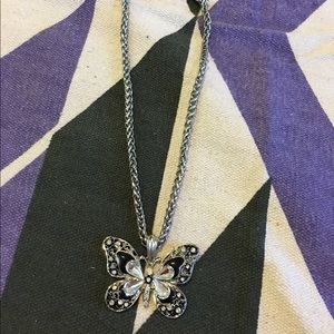 Large butterfly necklace