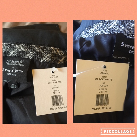 NWT Romero & Juliet couture gossip girl collection - Picture 4 of 4