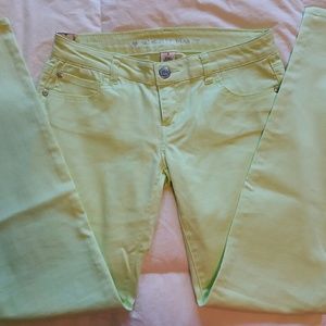 Pastel Skinny Jeans Seafoam Green Celebrity Pink