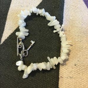 White shell bracelet