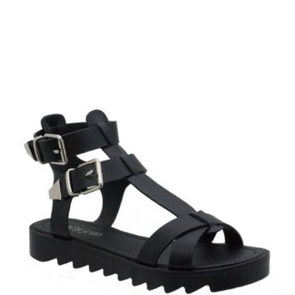 Black Strappy Sandals