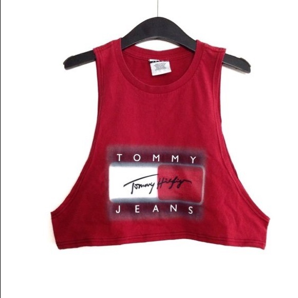 Vintage Tommy Hilfiger crop top - Picture 1 of 2