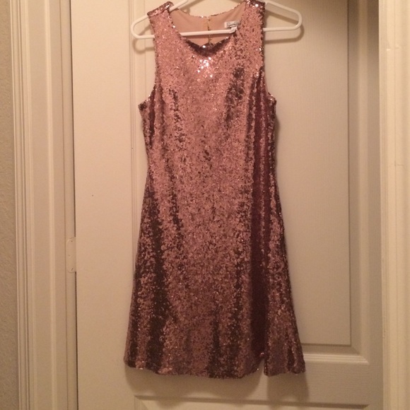 Rose gold dress