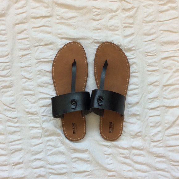 Black t-strap sandal