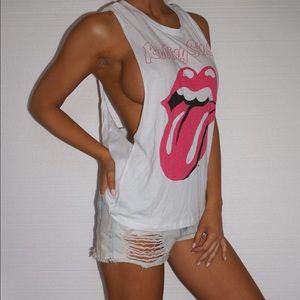 Rolling Stones Tank with open back