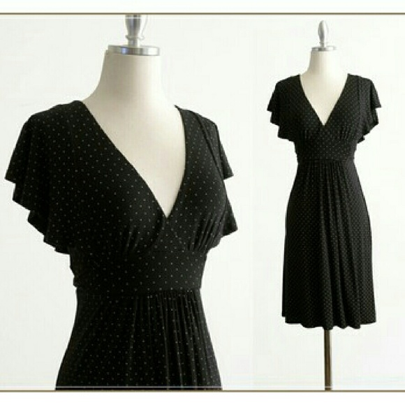 Gap Polka-dot Flutter Sleeve Dress
