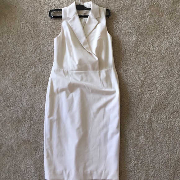 Banana republic cream color dress size 2