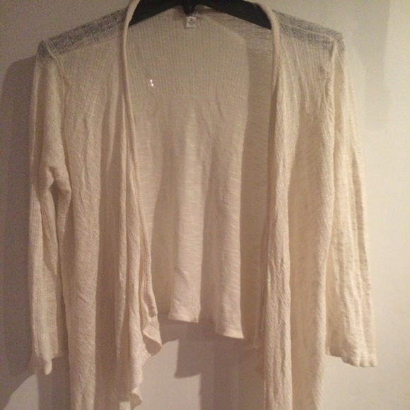 Cream cardigan