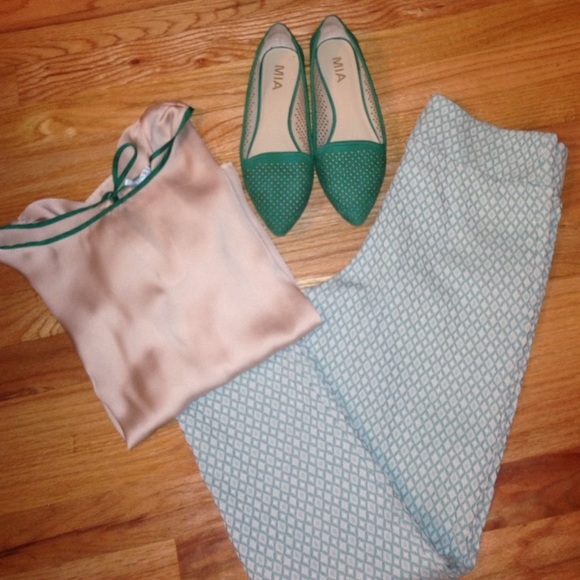 Margaret M. Slimming pants.