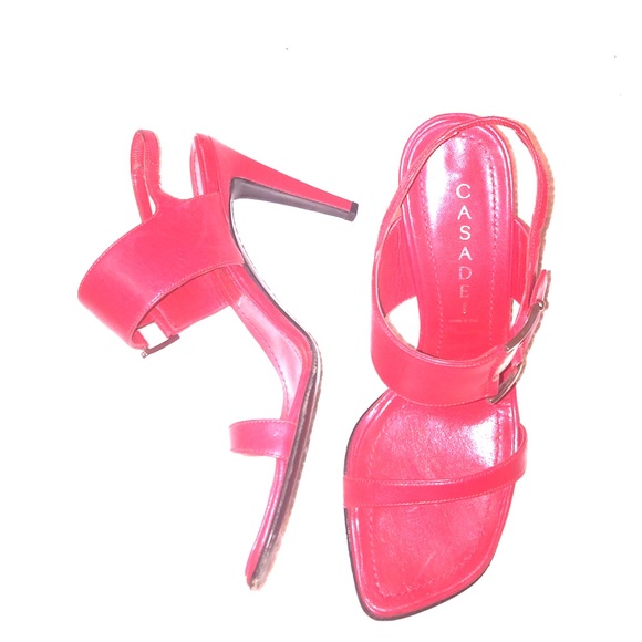 Vintage Red Casadei sandals