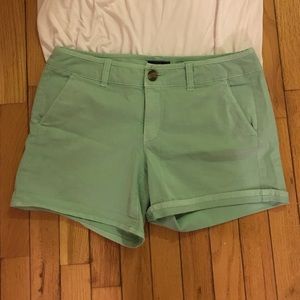 American Eagle Seafoam Midi Shorts Size 8