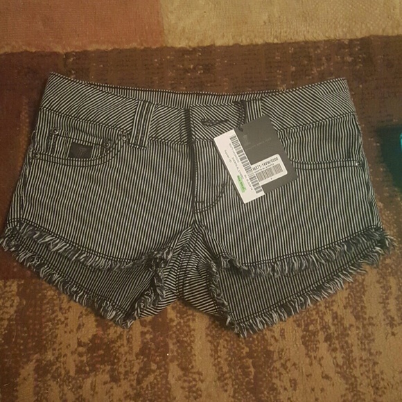 Harley Davidson black stripe shorts