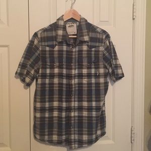 Short sleeve vans button up