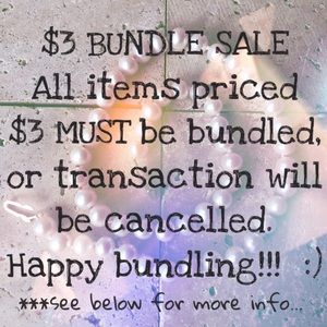 $3 Bundle Sale