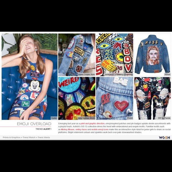 Evil eye lips decal plastic brooch pin trendy 80s - Picture 2 of 4