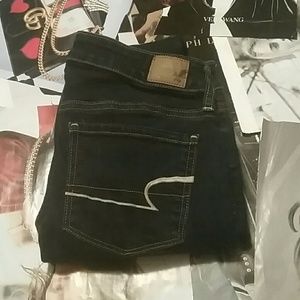 Dark was American Eagle Skinny Super Stretch