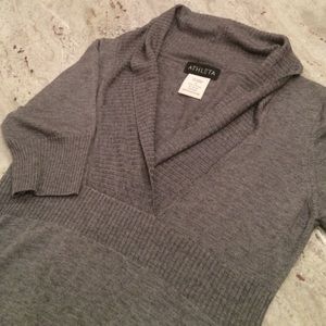 Athleta Gray sweater dress