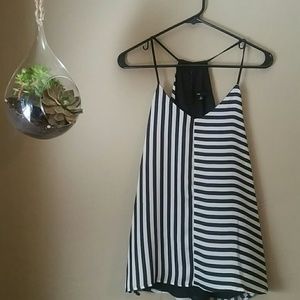 Stitch Fix, Fate: Black and White Striped Blouse