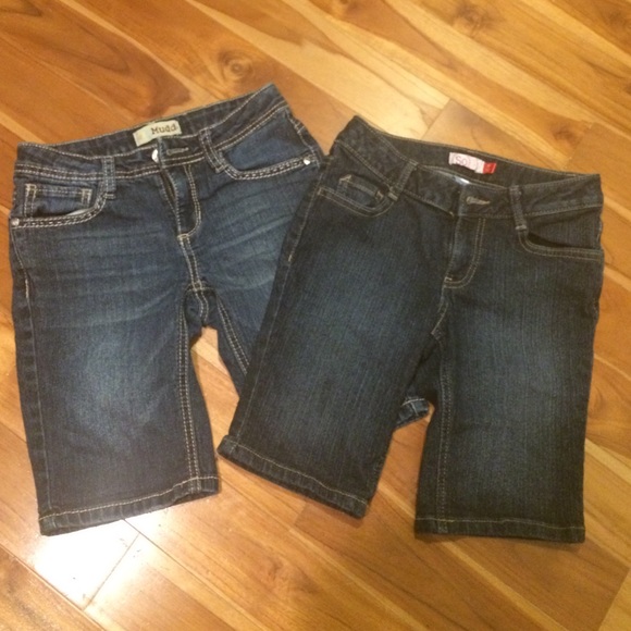 Girls. Shorts. Bermuda length shorts. Size 10.