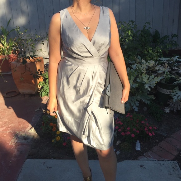 Silver Banana Republic Special Occassion Dress