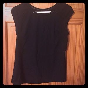 The Limited black capped sleeve shirt