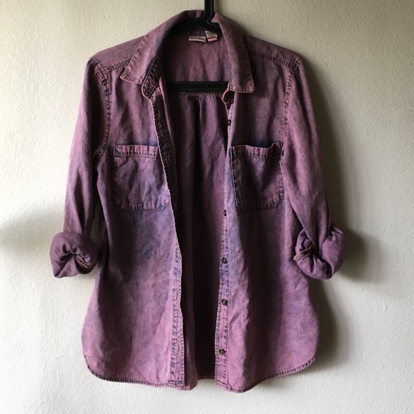 Acid wash flannel