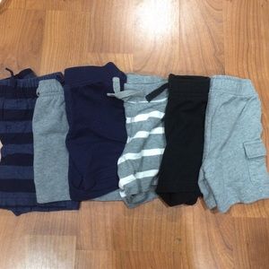 6 pairs baby shorts. Different colored.