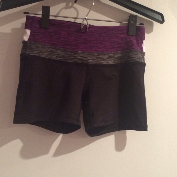 Black yoga shorts