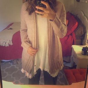 2 for 25% off! Barely Worn Blush Chunky Sweater