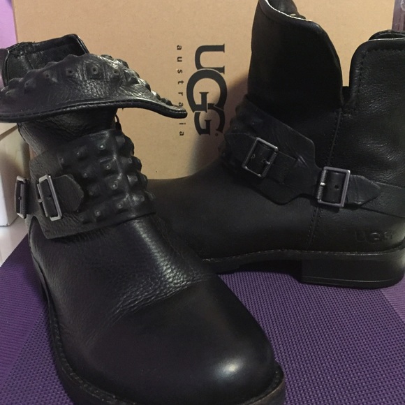 UGG® Australia 'Cybele Stud' Moto Boot