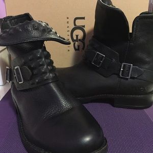 UGG® Australia 'Cybele Stud' Moto Boot