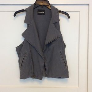Monrow grey cotton vest