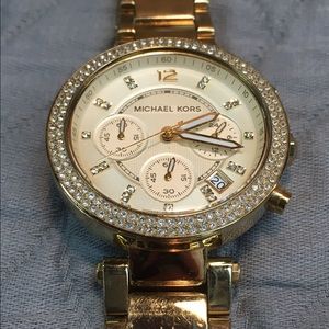 Michael Kors Gold Parker Watch