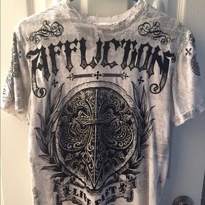 Affliction Tee Shirt, Men's Size Medium