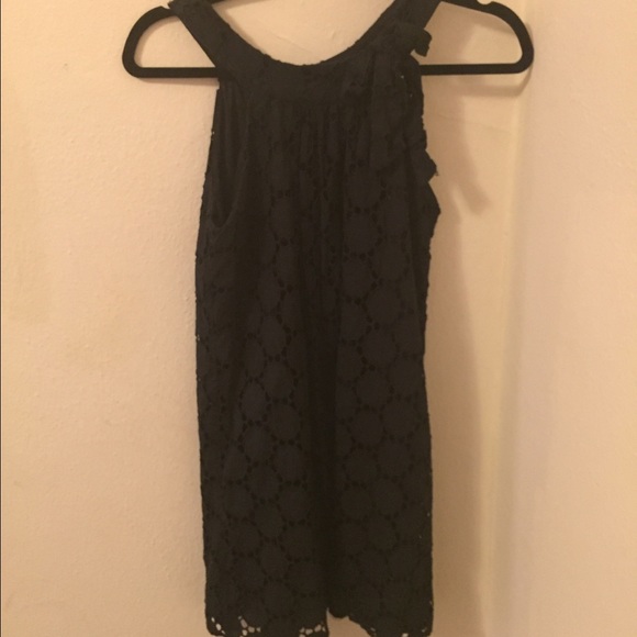Eyelet mini dress