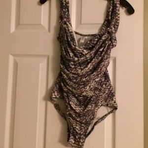Badgley Mischka one piece swimsuit
