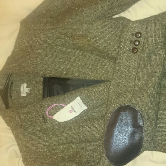 Brown tweed Blazer mixed materials