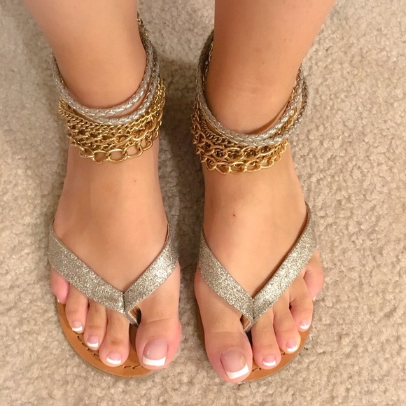 Zigisoho Sandals with chain