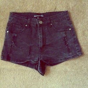 High waisted shorts