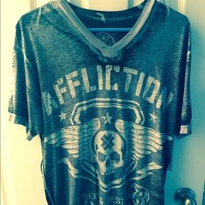 Affliction Men's Tee shirt, size Medium