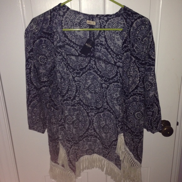 Never worn hollister boho cardigan
