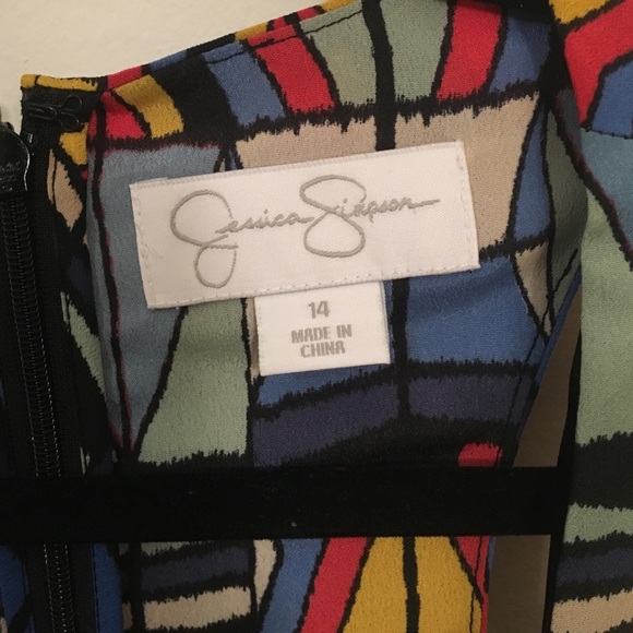 Jessica Simpson MultiColor Razor Back Sundress - Picture 2 of 4
